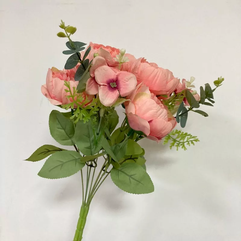 9 Forks Peony Bouque Palsu