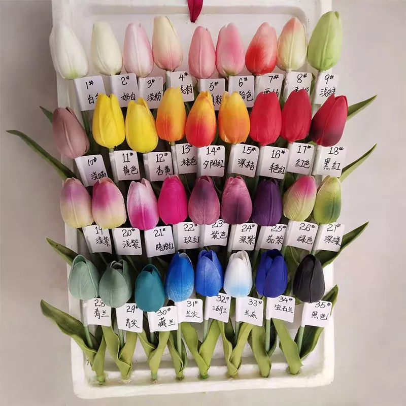 Kembang tulip gawean nyata